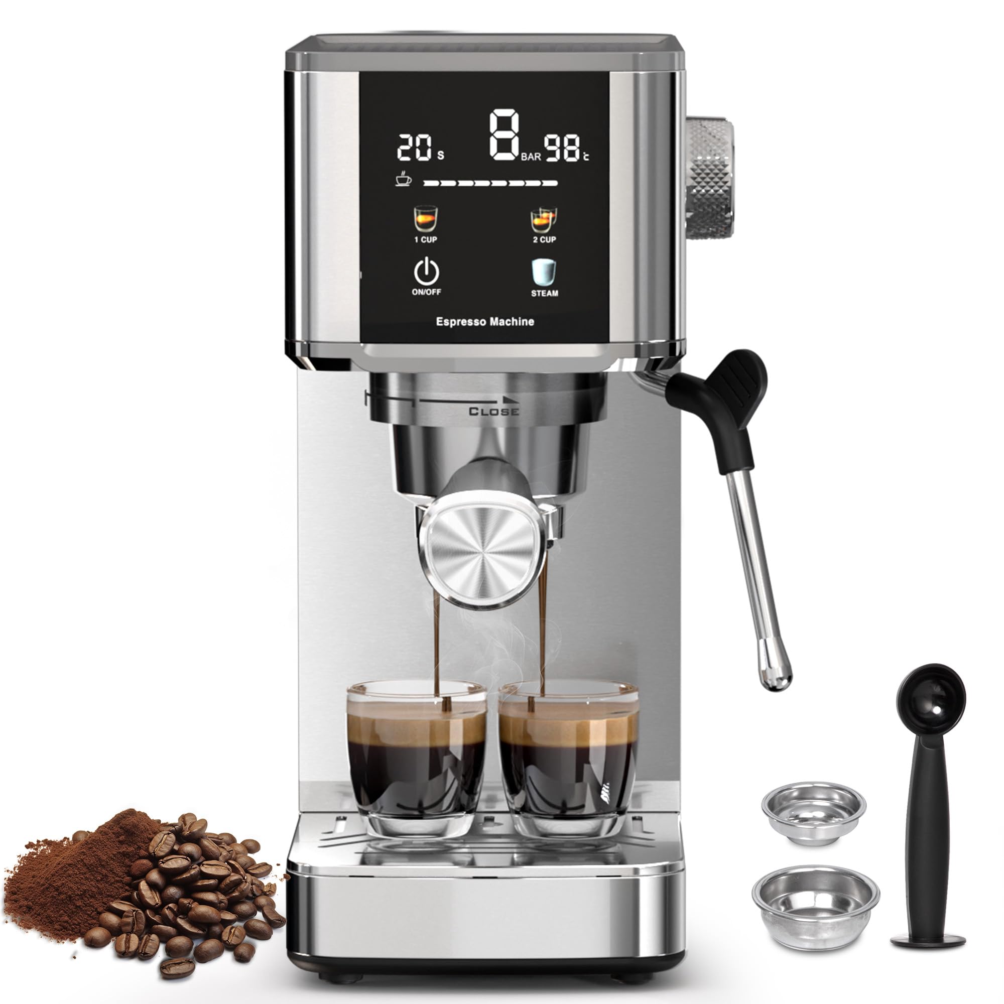 Amazon.com: Kismile 20-Bar Espresso Machines,Professional Espresso